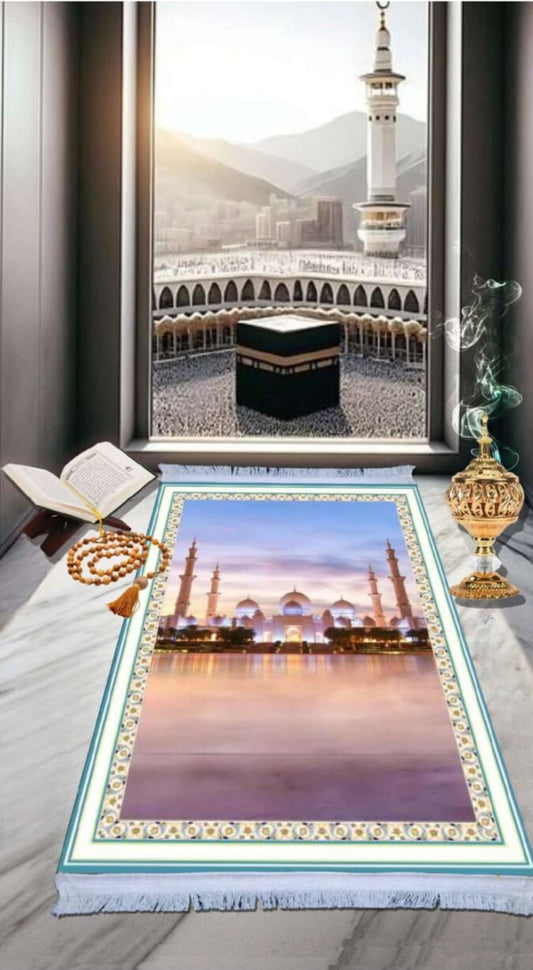 Luxury 3D Design Prayer Mat – Turkish Style