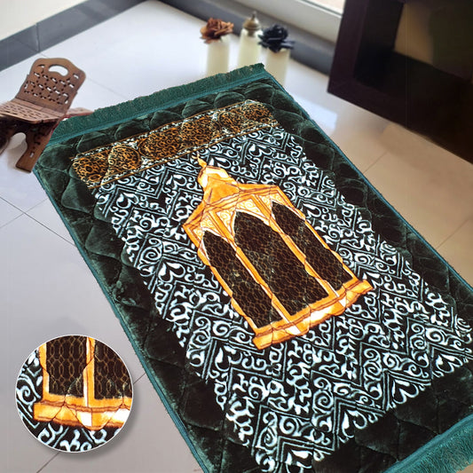 Premium Foam Velvet Prayer Mat – Comfortable & Soft Jayenamaz