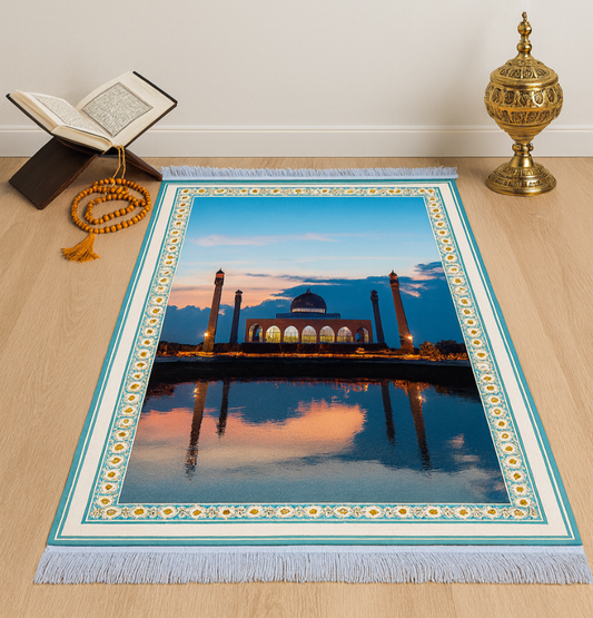 Luxury 3D Design Prayer Mat – Turkish Style