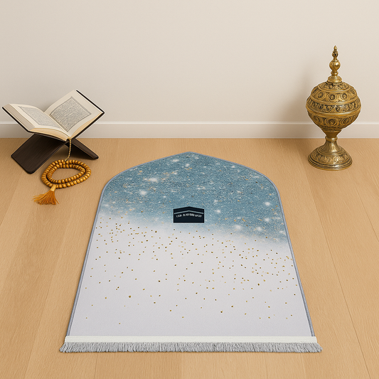 Round 3D Design Jayenamaz– Luxury Turkish-Style Prayer Mat