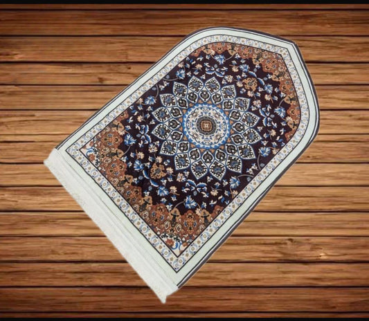 Round 3D Design Jayenamaz– Luxury Turkish-Style Prayer Mat